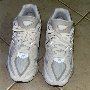 Stylish grey and White New Balance 9060